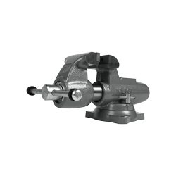 Wilton Machinist 5″ Jaw Round Channel Vise with Swivel Base (28832)