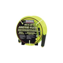 King Canada Arctic FlexTM Industrial Air Hose, 100″ x 1/4″, Hybride Polymer (K-10014H)