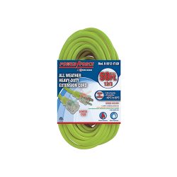 All Weather Heavy-Duty, Ultra-Flexible Extension Cord (K-5012-1T-GN)