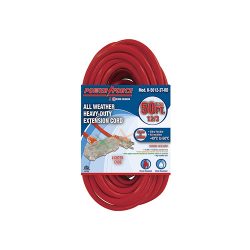 All Weather Heavy-Duty, Ultra-Flexible Extension Cord (K-5012-3T-RD)