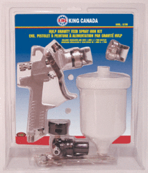 King Canada Gravity Feed Spray Gun Kit (8190)