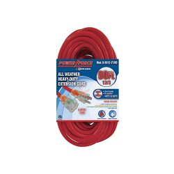 All Weather Heavy-Duty, Ultra-Flexible Extension Cord (K-5012-1T-RD)